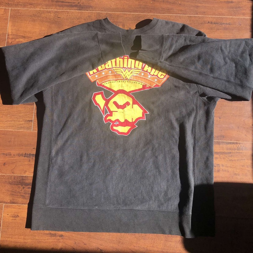 BAPE BLACK CREWNECK - Picture 3 of 3